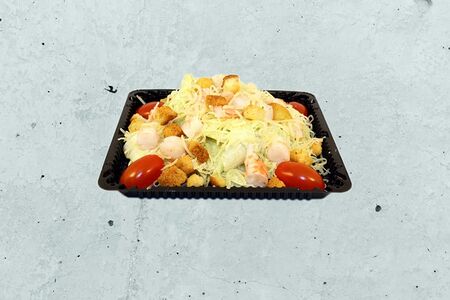 С Креветкой Салат-Цезарь