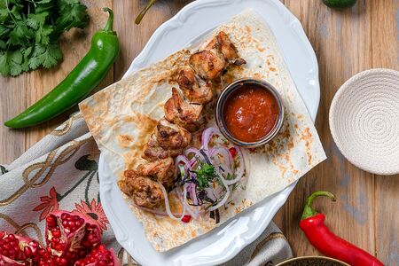 Шашлык из куриного бедра