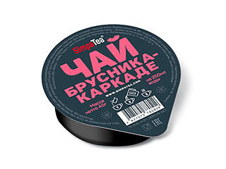 Чай порционный Брусника-каркаде