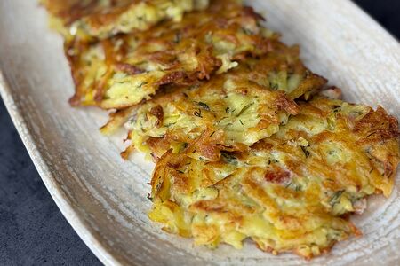 Драники картофельные с беконом