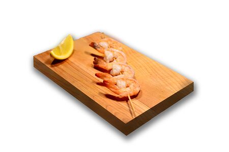 Шашлык из креветки