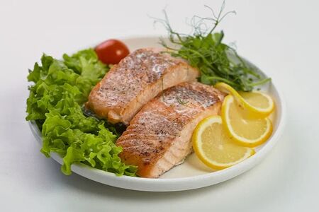 Стейк из семги 