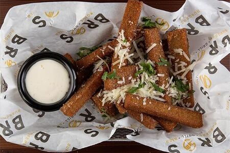 Гренки с сыром