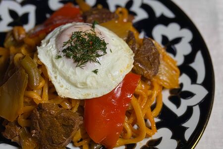 Лагман жареный