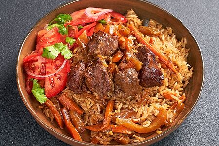 Плов чайханский с бараниной