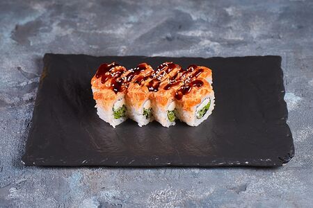 Ролл тар-тар с лососем