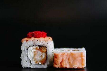 Опаленный с лососем