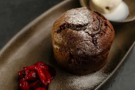 Шоколадный фондан