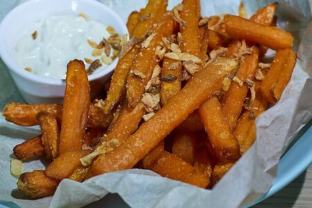 Батат во фритюре