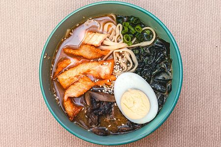 Мисо суп с лососем