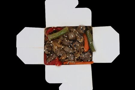 Фунчоза с говядиной 