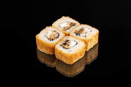 Темпура с жареным лососем