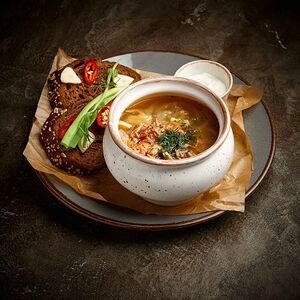 Домашние щи с говядиной