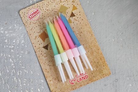 Свечи разноцветные 