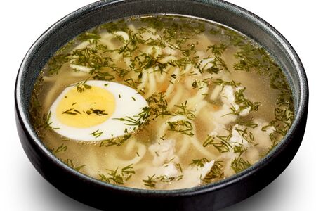 Суп с курицей и лапшой