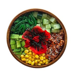 Поке с лососем