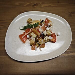 Салат с баклажанами лайт