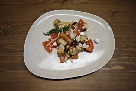 Салат с баклажанами лайт