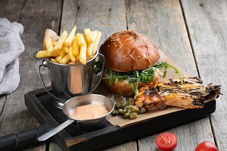 King Prawns Burger