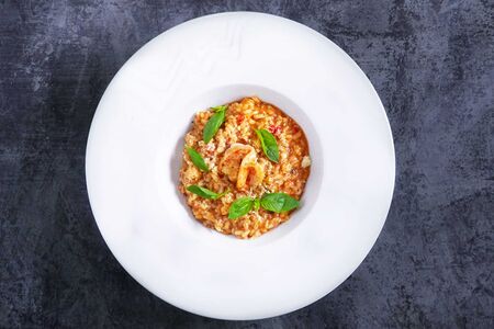 Ризотто с креветками