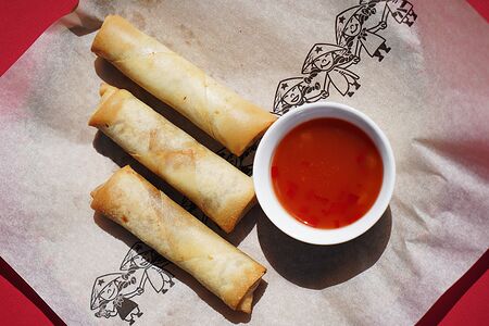 Острые роллы Чаби Чу с цыпленком