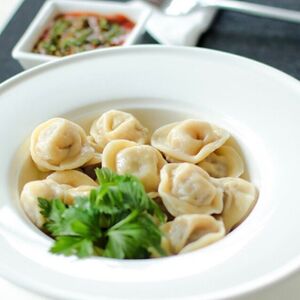 Пельмени Лосось-Треска отварные