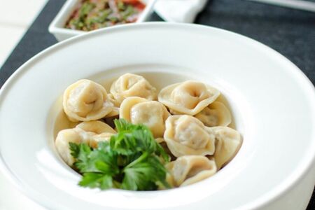 Пельмени Лосось-Треска отварные