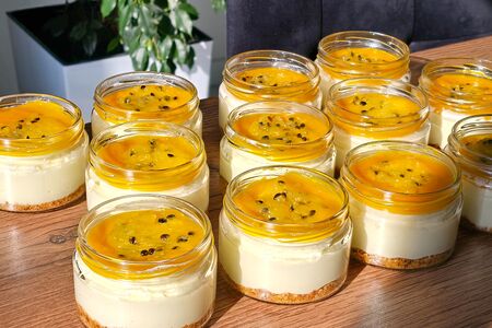 Чизкейк Манго-Маракуйя