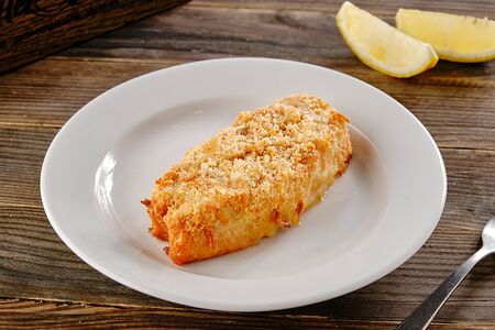 Кета под сырной корочкой