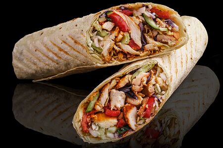 Дюрюм по-корейски с говядиной