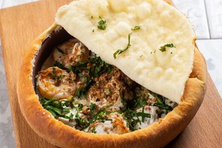 Чкмерули из креветок 