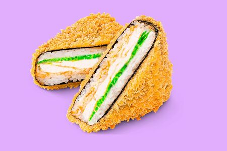 Криспи онигири с курицей