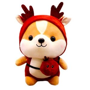 Мягкая игрушка Корги красный