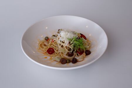 Классическая паста с трубачом