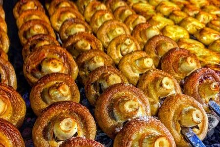 Грибы на мангале