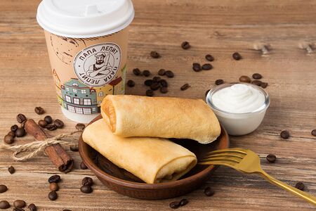 Блины с творогом