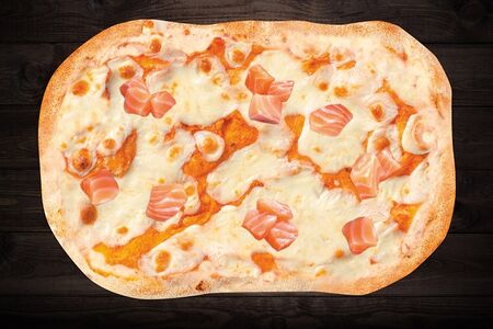 Римская пицца Сливочный лосось