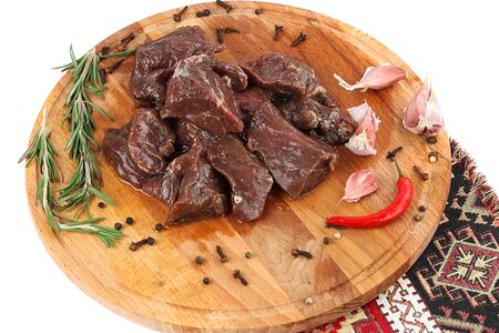 Говяжья вырезка в маринаде