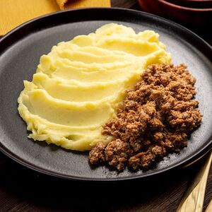 Картофельное пюре с мясным фаршем