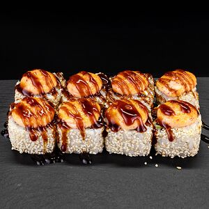 Запечённый ролл с мидиями Макси