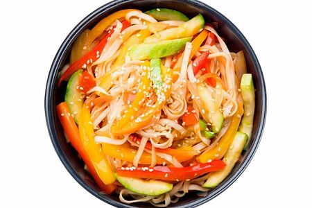 Удон с овощами