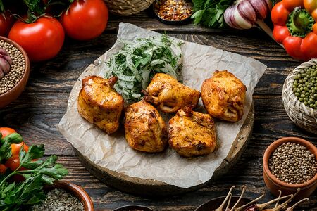 Шашлык из куриного филе