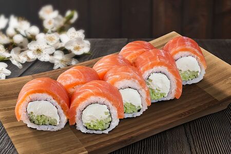 Филадельфия с копчёным лососем