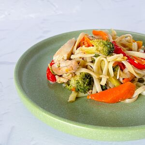 Удон с курицей