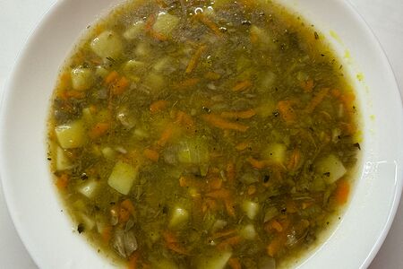 Суп грибной