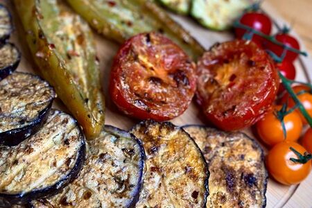 Овощи на мангале