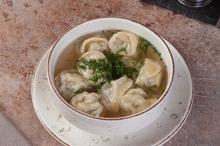 Пельмени с домашним фаршем из говядины и свинины