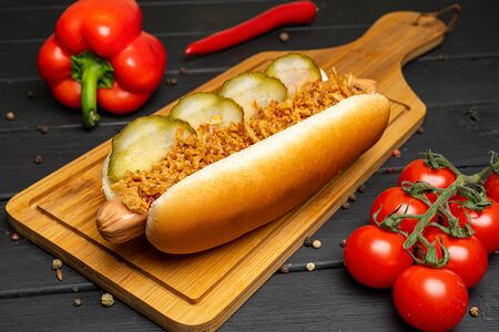 Хот-Дог датский с говяжьей сосиской