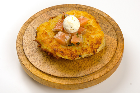 Драник с красной рыбкой