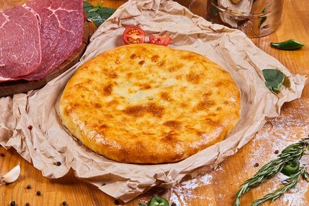 Кубдари мясной пирог